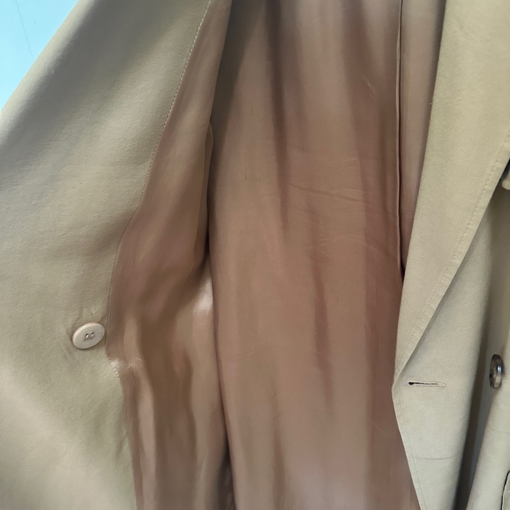 Sézane Oprah Trench Coat Belted Double-Breasted Beige Tan, Size 36 (US size 4) - Picture 7 of 7